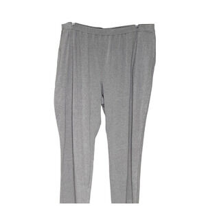 Catherines Gray 3XWP Women's Petite Cotton Sweatpants